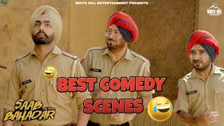 SAAB BAHADAR  Comedy Scenes  Latest Punjabi Movies