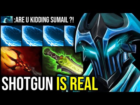SHOTGUN IS REAL..!! Dagon 1st Item + Ethereal Razor by Sumail 7.25 | Dota 2