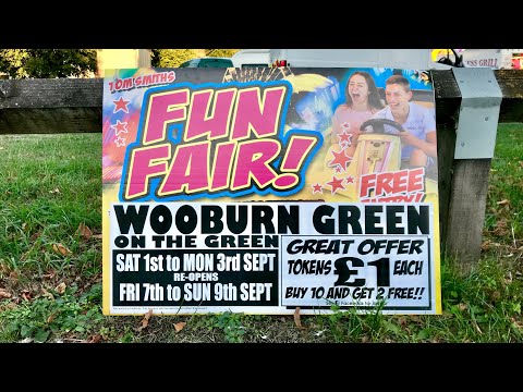 Tom Smith’s Fun Fair Wooburn Green Vlog 2nd September 2018