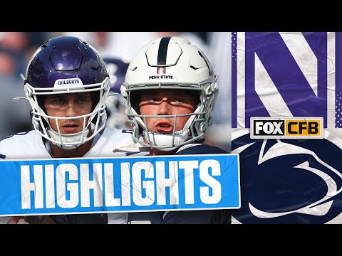Northwestern Wildcats vs. Penn State Nittany Lions Highlights | FOX College Football