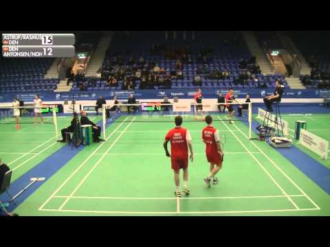 Badminton - Astrup / Skaarup Rasmussen vs Antonsen / Nohr (MD, SF) - Swedish Masters 2016