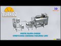 Pasta Filata Cheese Stretching Cooking Molding Line Turkoz Machinery 3D Animation