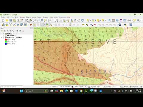 Digitization in Q gis with Denis