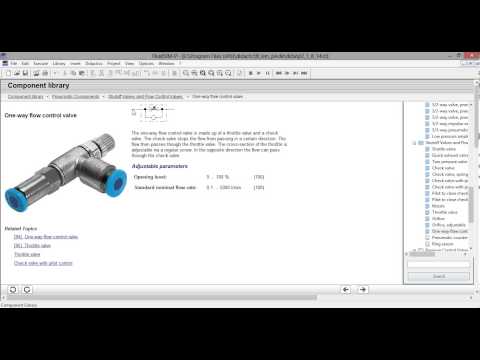 Моделирование пневмопривода. Уроки FluidSIM. Урок 2.Обзор аппаратуры.