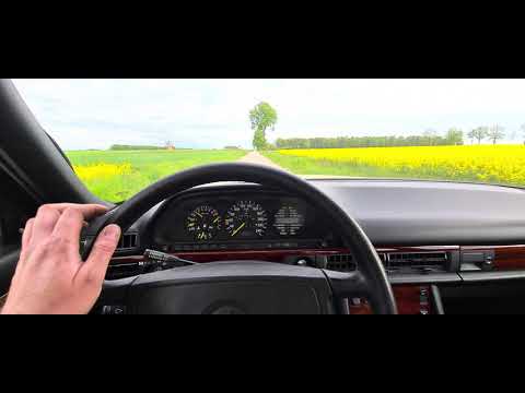 mercedes w126 500SE test drive hdr10+