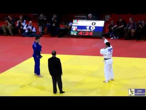 Judo 2014 Grand Slam Paris: Khasbaatar (MGL) - Allardon (FRA) [- 73kg]
