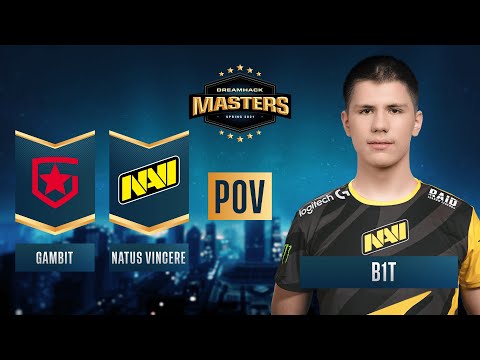CS:GO - PoV - B1T - Gambit vs. Natus Vincere - DreamHack Masters Spring 2021 - Grand Final