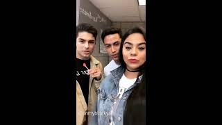 &quot;On My Block&quot; cast live stream w/ Diego Tinoco, Julio Macias &amp; Jessica Garcia