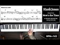 A Lick A Week! 89th Week: Hank Jones' Lick on "Now's the Time"
