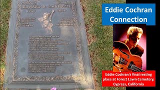 Eddie Cochran's grave at Forest Lawn Cemetery, Cypress, California