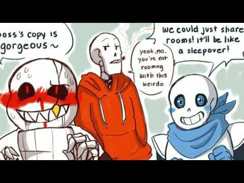 Sans and Papyrus Meet other Sans and Papyrus! Undertale Comic Dub!