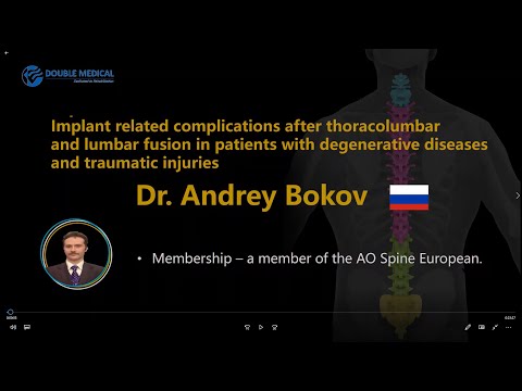 Double Medical Group Spine Webinar - Dr. Andrey Bokov