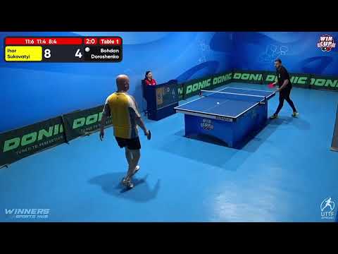 09:00 Ihor Sukovatyi 3-0 Bohdan Doroshenko West 1 WIN CUP 08.12.2022 | TABLE TENNIS WINCUP