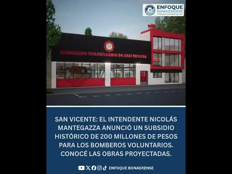 #SanVicente | 🚨 INVERSIÓN HISTÓRICA PARA LOS BOMBEROS DE SAN VICENTE 👨‍🚒🔥
