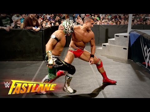 Kalisto vs. Alberto Del Rio – 2-out-of-3 Falls U.S. Titel Match: WWE Fastlane 2016 Kickoff