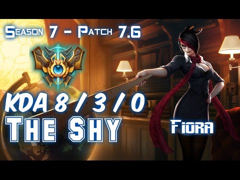 The Shy FIORA vs CAMILLE Top - Patch 7.6 KR Ranked