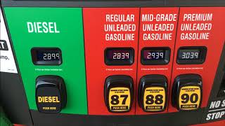 ALASKA GAS PRICES - Anchorage Fred Meyer Store - February 5th 2018