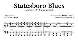 Chuck Leavell plays Statesboro Blues