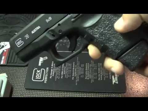 Review of the rubber Talon grips for a Glock 26