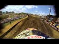 GoPro HD James Stewart Lap 1 Moto 1 Muddy Creek MX Lucas Oil Pro Motocross Championship 2013