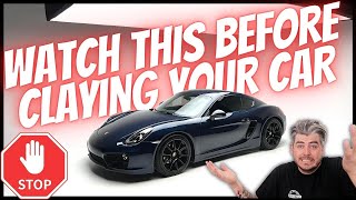 HOW TO SAFEY CLAY YOUR CAR | Tips and Tricks when claying yo