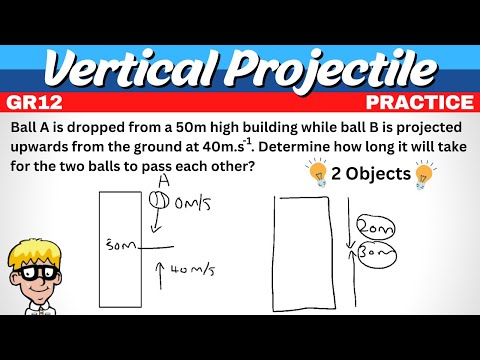3a) Vertical projectile motion | two objects