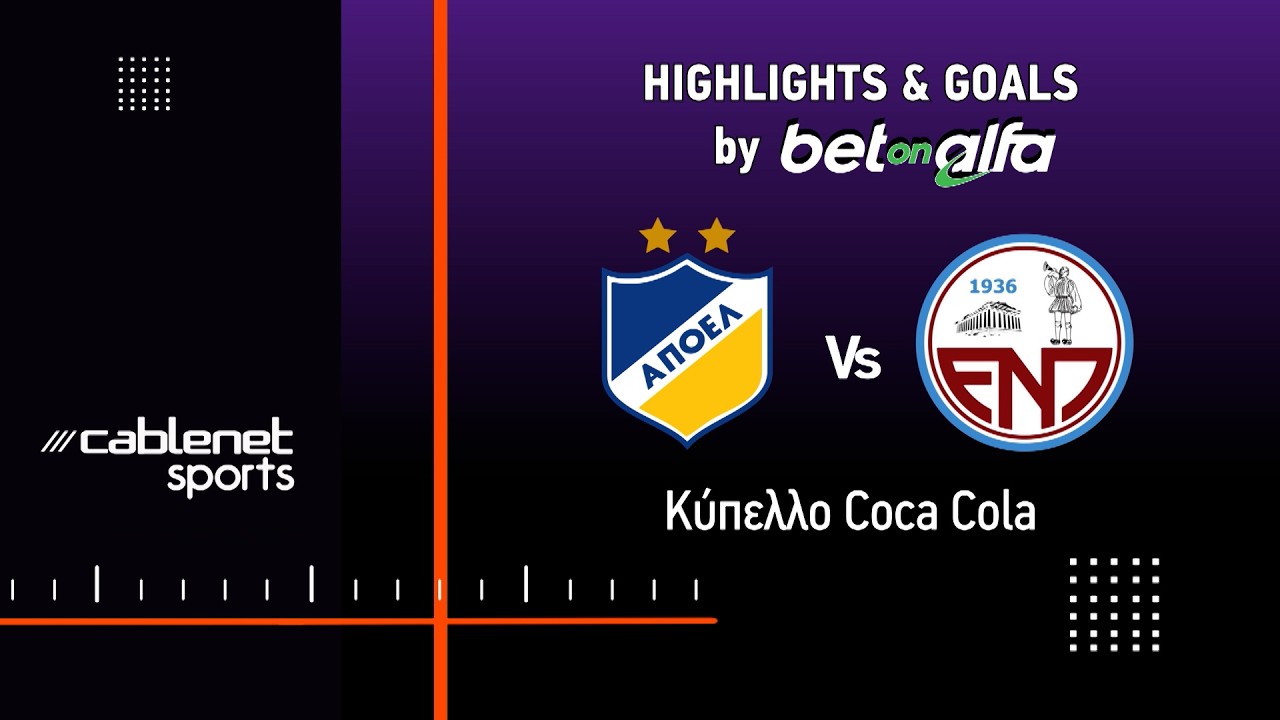 APOEL Nicosia vs Enosis Neon Paralimniou Highlights