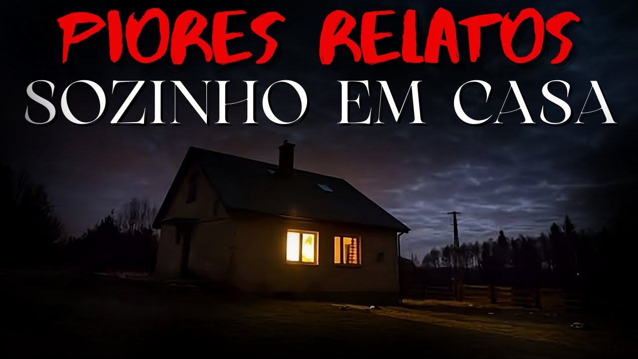 6 Relatos SOZINHO EM CASA Assustadores | Histórias de Terror Ep. 76
