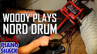 Video thumbnail for Nord Drum 2 demo with Nord Pad | No talking just drumming by Woody Piano Shack