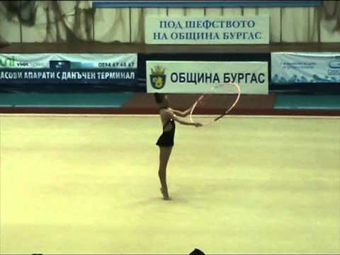 Simona Ivanova (BUL)  hoop  "Chernomoretz" 2011