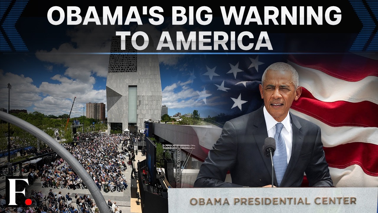 Obama Urges Americans to Reject Cynicism, Takes Jibe at Trump at Presidential Center Opening