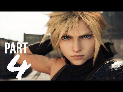FINAL FANTASY 7 REMAKE (FF7 REMAKE) Walkthrough Gameplay Part 4 - CLOUD STRIFE