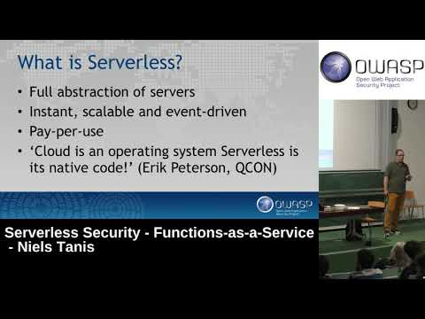 Serverless Security: Functions-as-a-Service (FaaS) by Niels Tanis