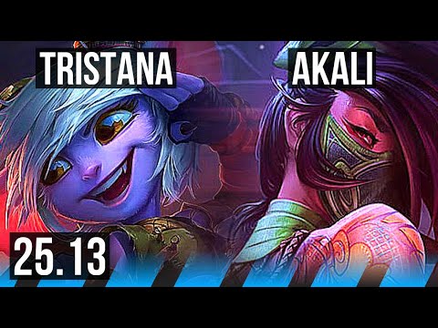 TRISTANA vs AKALI (MID) | NA Master | 25.13