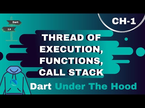 Thread of Execution, Functions & Call Stack- Dart Under The Hood CH1
