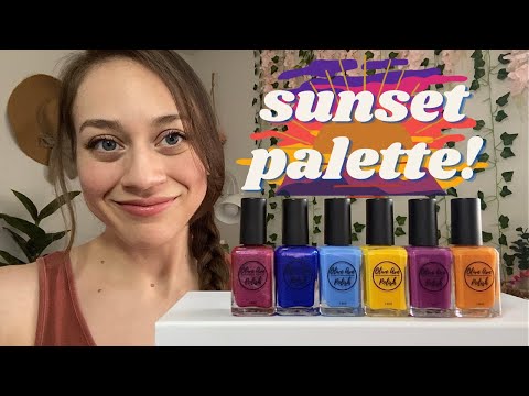Olive Ave Polish SUNSET 🌅 Summer 2023 Collection! Swatches, Comparisons + Review!