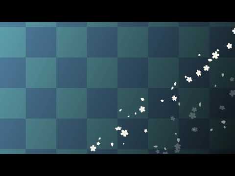 [無料映像素材]和柄　桜#2[フリー動画素材]