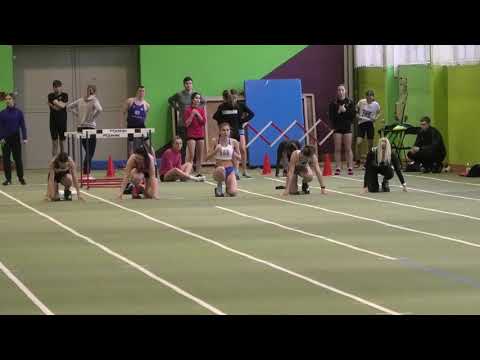 60m kobiet U18 bieg 1 - Kalisz 20220130
