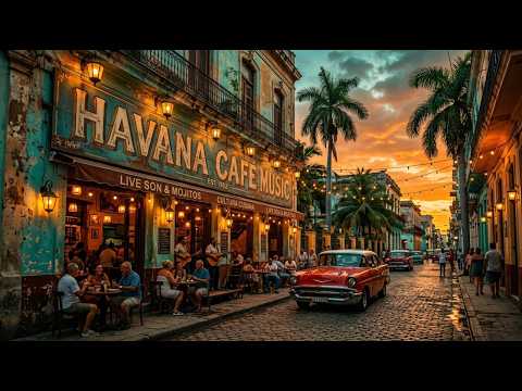 LIVE Havana Rhythm Cafe 🌴 Cuban Guitar, Soft Salsa & Tropical Cafe Vibes
