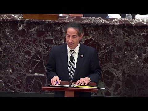 彈劾。拉斯金說，特朗普的言論不受第一修正案保護 (Impeachment: Trump rhetoric not protected by First Amendment, Raskin says)