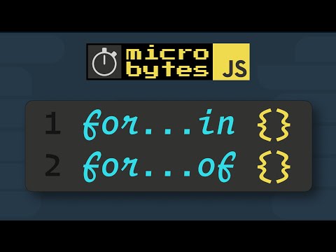 JavaScript For In & For Of Loops #JavaScriptJanuary