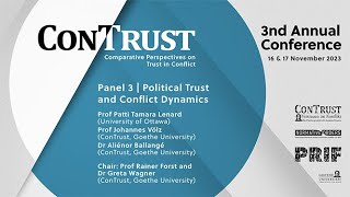 Political Trust and Conflict Dynamics