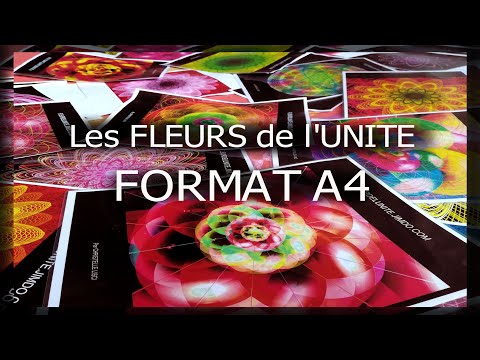 Les FLEUR de l' UNITE FORMAT A4 PAPIER