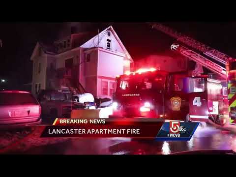 Fire rips through Lancaster building