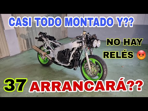 37 💚ARRANCARÁ? NO HAY RELÉS NI MICRO😡 Soldar plástico, Radiador, ETC KAWASAKI ZXR 750 H1