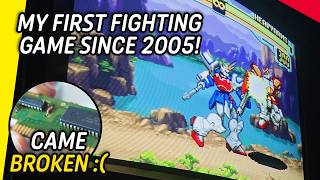 My FIRST fighting game since 2005 is a Retro Game! (It came BROKEN)