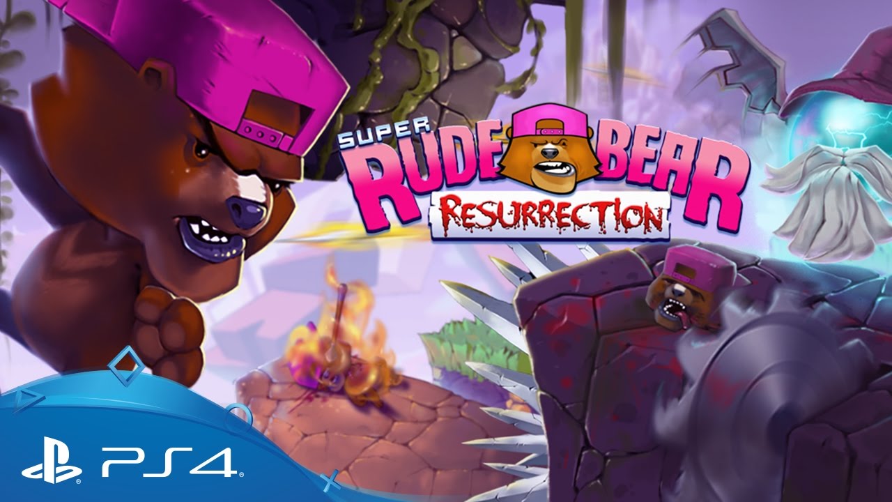 “Ridiculously hardcore platformer” Super Rude Bear Resurrection hits PS4 on 2nd May