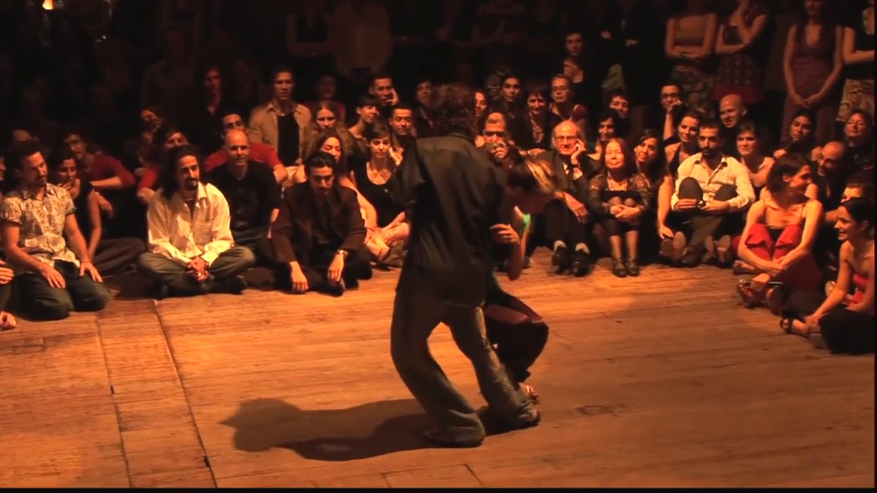 BTF 2009   impro Pablo Inza & Cecilia Garcia @ Vaudeville Brussels Tango Festival