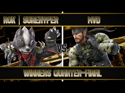 Surehyper (Wolf) vs MVD (Snake) - ROK Esports Smash Starbrawl Invitational Winners Quarters