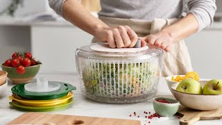 Multi-Prep 4-Piece Salad Preparation Set - Multicolour